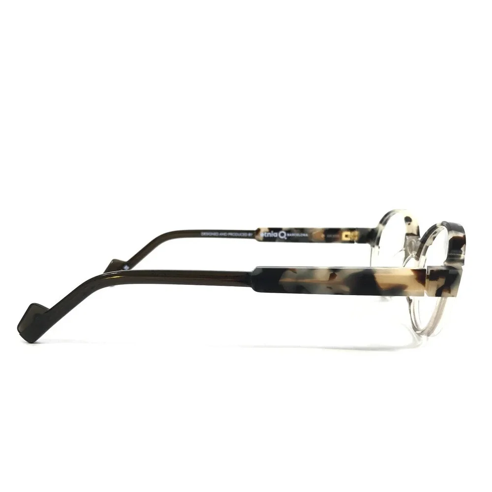 Etnia Barcelona Eyeglasses Frames CHROMA N43 WHCL White Clear Tortoise 48-20-140